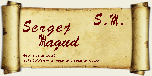 Sergej Magud vizit kartica